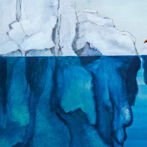 Eisberggemälde